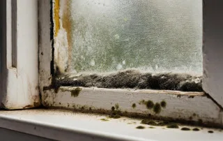 Mould on window frame
