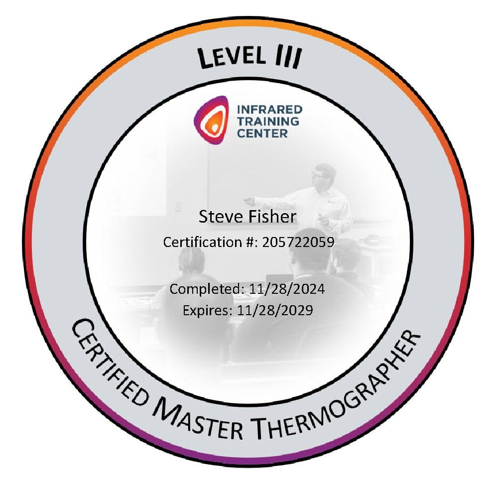 Certified Master Thermographer Level 3
