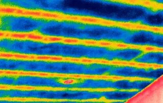 Thermal Image of Missing insulation