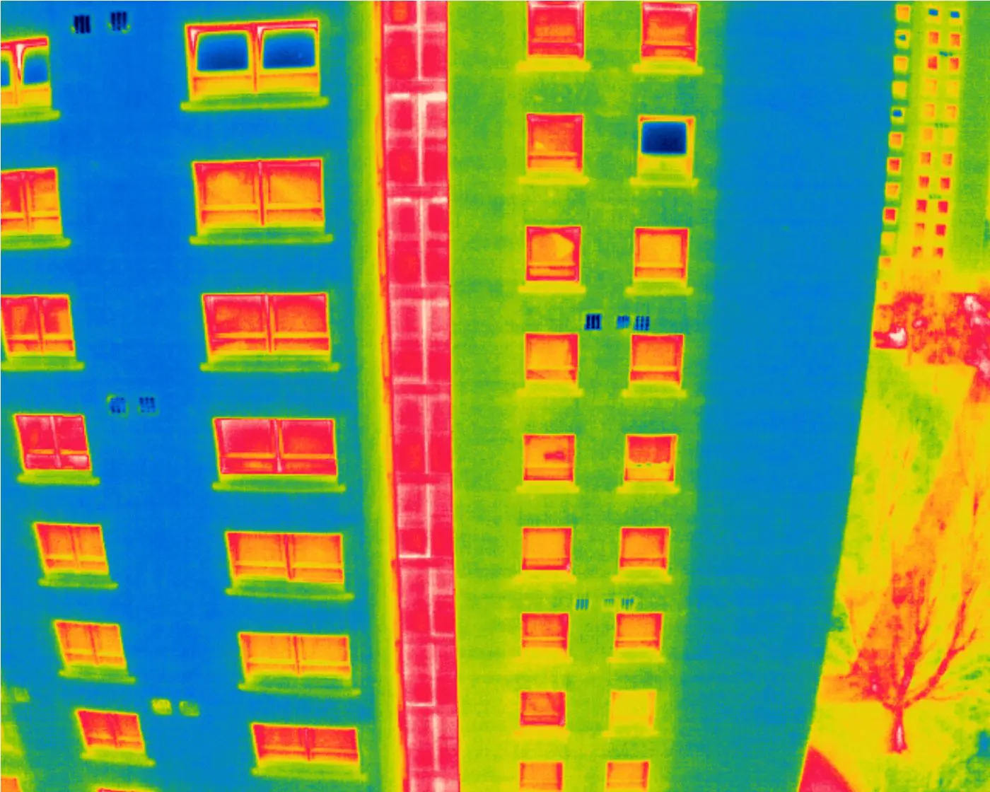 Multi Story Flats Thermography Survey investigation