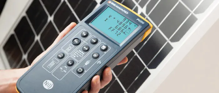 seaward-pv200 string-level electrical testing